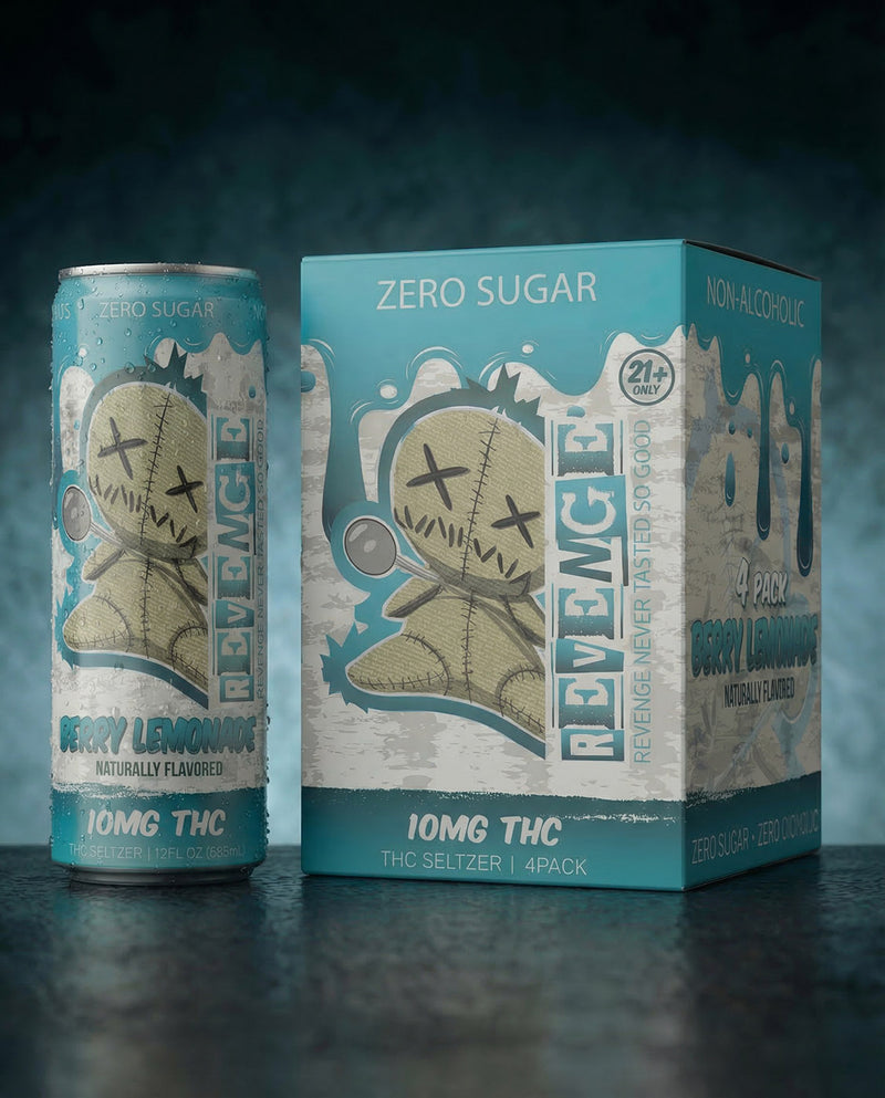 Revenge THC Seltzer - Berry Lemonade - 10MG-5