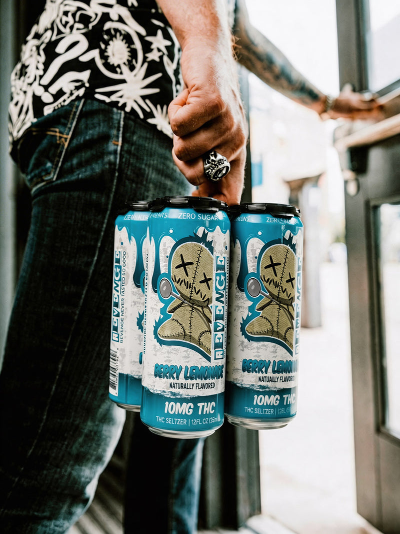 Revenge THC Seltzer - Berry Lemonade - 10MG-3