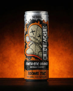 Revenge THC Soda - Fantastic Orange - 100MG-1
