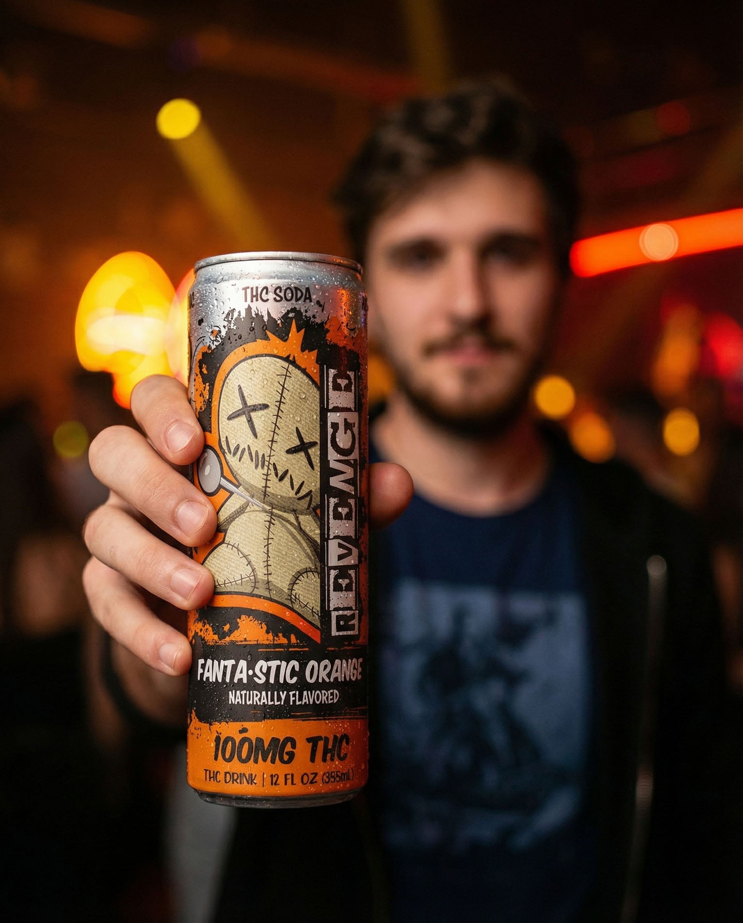 Revenge THC Soda - Fantastic Orange - 100MG-2