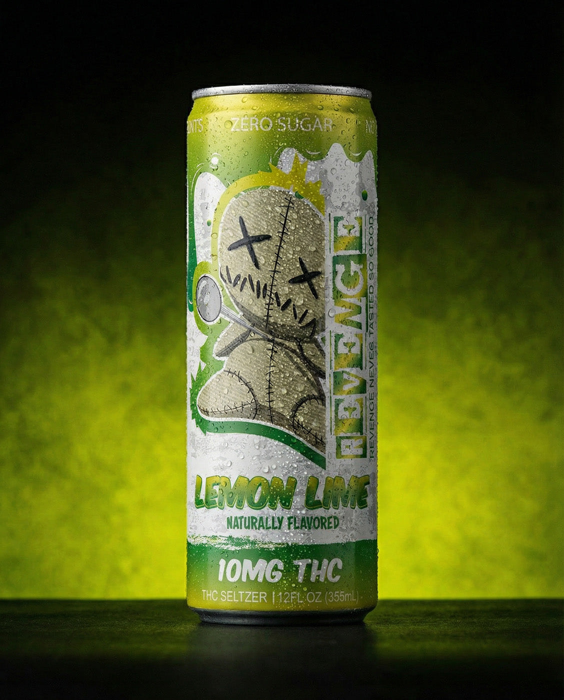 Revenge THC Seltzer - Lemon Lime - 10MG-1
