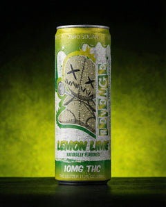 Revenge THC Seltzer - Lemon Lime - 10MG-1