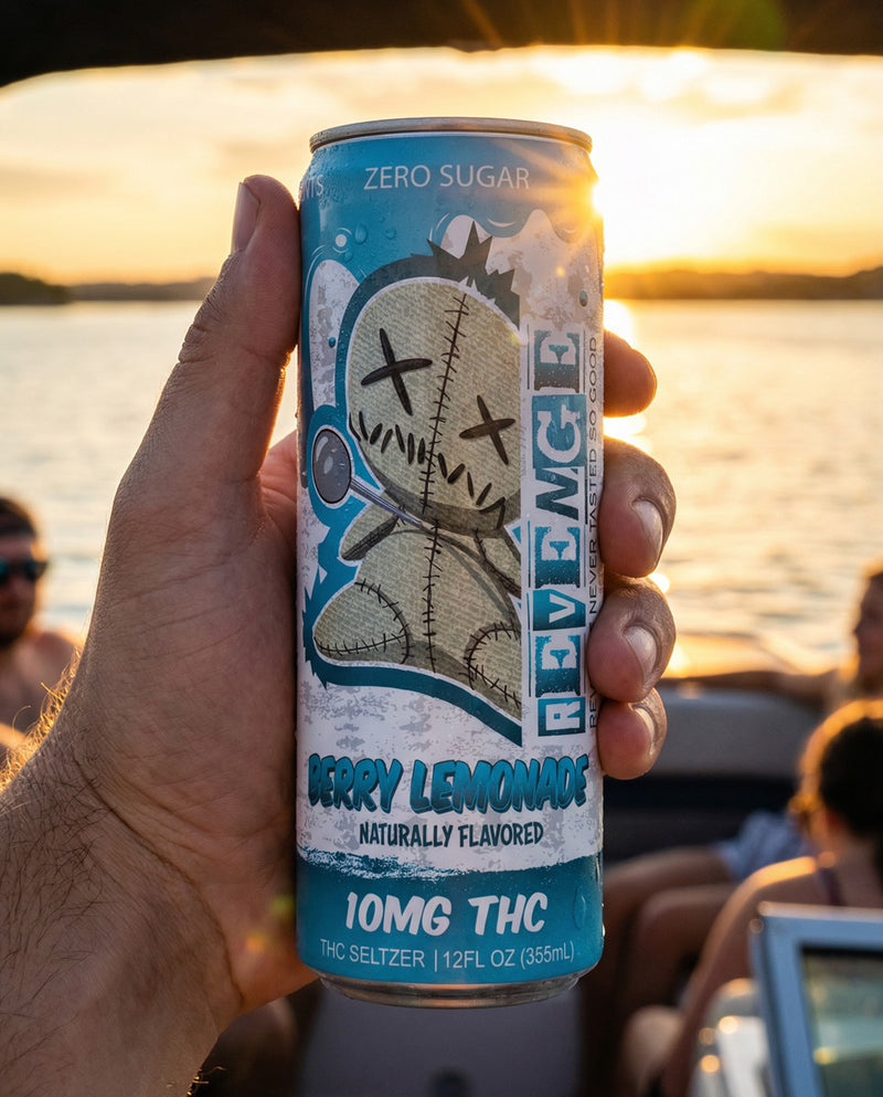 Revenge THC Seltzer - Berry Lemonade - 10MG-4